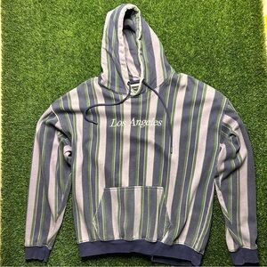 Rue 21 Los Angeles striped hoodie